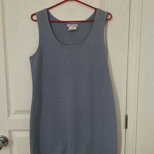 Blue Sleeveless Dress
